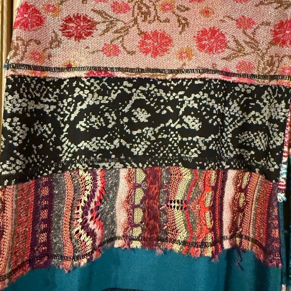 Cecilia Prado Chic Bohemian Patchwork Cardigan - Picture 8 of 9